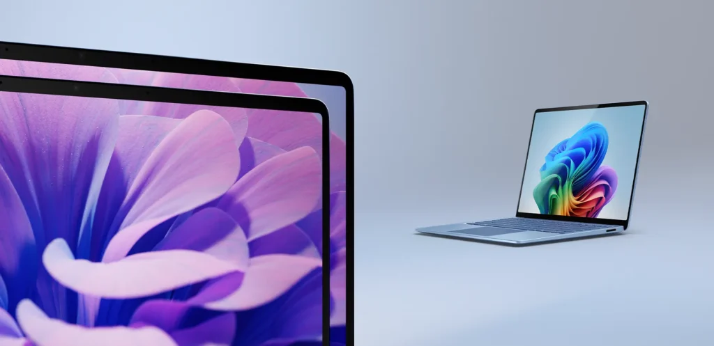 صفحه نمایش مایکروسافت سرفیس لپ تاپ 7 با پردازنده X Elite